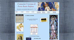 Desktop Screenshot of parrocchieportosantostefano.it