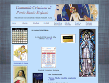 Tablet Screenshot of parrocchieportosantostefano.it